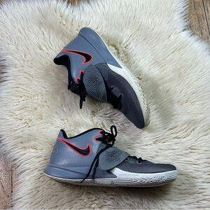 Nike Kyrie Flytrap 3 "Cool Grey" Grey White Red Black BQ3060-010